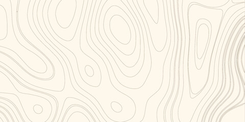 Vintage Detailed Contour Topographic Map Of Wild West Abstract Vector Background. Retro Outline Topographic Map Vector © alfan