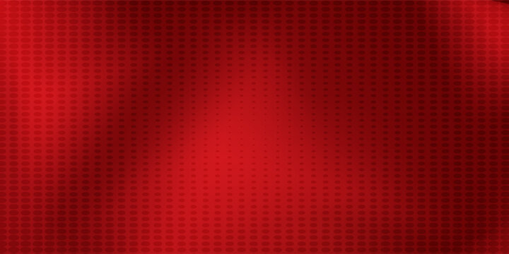 Abstract red gradient background, light and shadow on the backdrop with dimensions, hot tone wall with intense color, horizontal wallpaper.