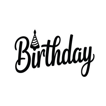 Birthday Logo/Vector/Icon/Template 