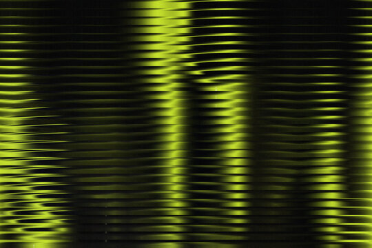 Glitchy green and black video distortion effect