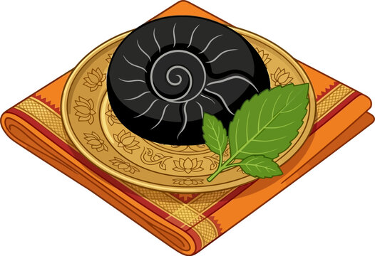 Colorful Ancient Greek Floral Shell Ornament Pattern Design