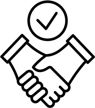 Continuous Process Time Management Icon Vector &ndash; Circular Workflow Clock Line Symbol