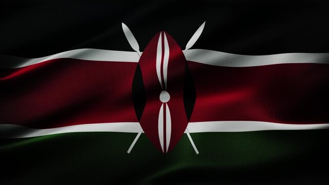 kenyan flag waving video