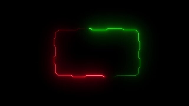 Hud frames cyan user interface elements design modern technology futuristic control panel screen digital hologram. abstract tech sci fi hologram frame template design on animation