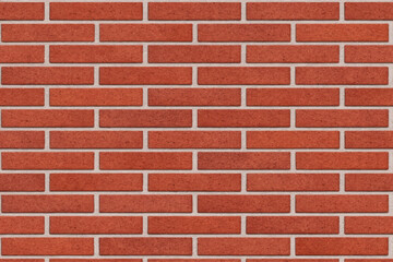 Fototapeta premium Abstract Red Brick Wall Texture Vector Illustration Seamless Modern Masonry Pattern Background with Realistic Brickwork Design