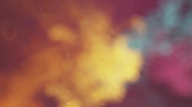 4K Abstract Ink Particles Flowing Background Motion Graphics for Business Presentation