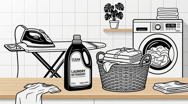 vector illustration of kitchen accessories