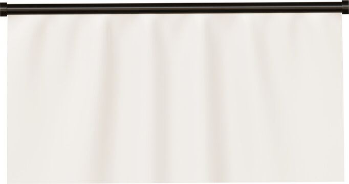 Blank White Projection Screen