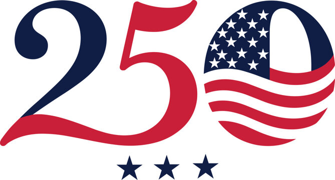 250th Anniversary eps America 250 Anniversary 
eps, Patriotic 1776 2026 Cricut Cut Files, Usa Independence Day 4th of July Designs