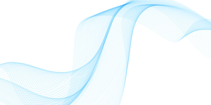 A futuristic blue abstract background featuring a digital wave pattern with flowing light curves and motion lines creates a sleek vector illustration for a modern web wallpaper design