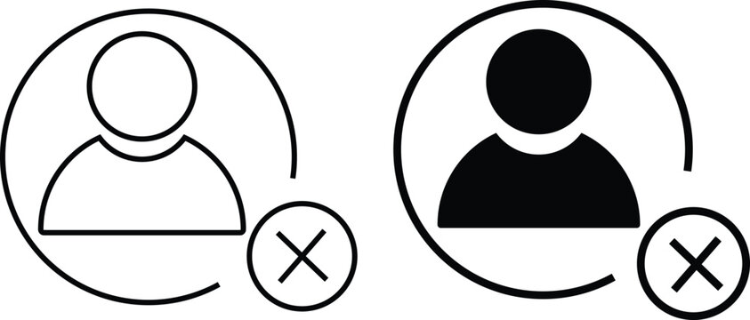Profile icon set. User avatar and person symbols. Account sign. User profile icons.  Web and mobile app user interface design.