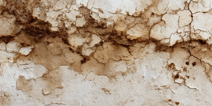 A weathered brown tree bark texture with an aged, rough grunge pattern on a cracked, natural surface