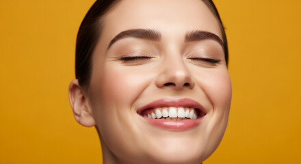 Obraz premium Smiling woman face