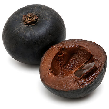 Fresh black sapote isolated