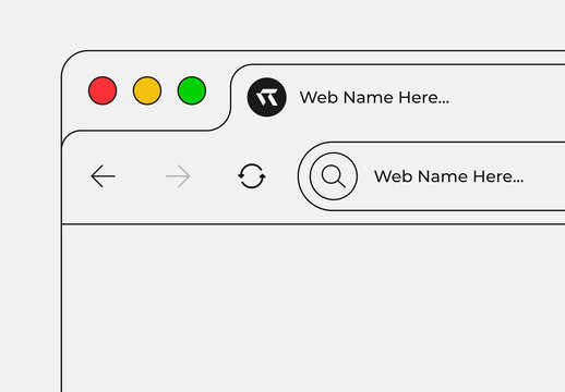Web Interface Wireframe Mockup Design