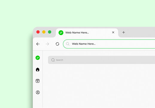 Browser Interface PSD Mckup Template