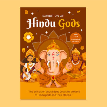 Ganesha Exhibition Poster Design