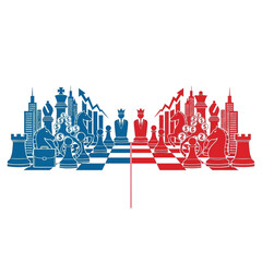 Chess Pieces on a Board Game. © Basma_Isyraq