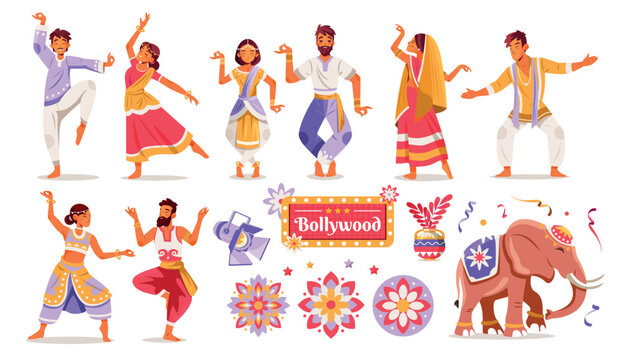 Bollywood Dance Character Collection