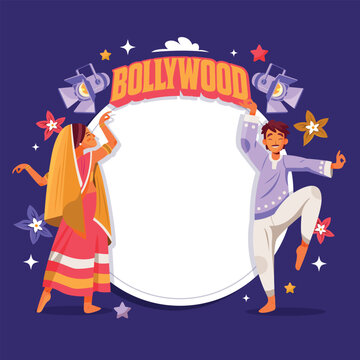 Bollywood Decorative Frame Template