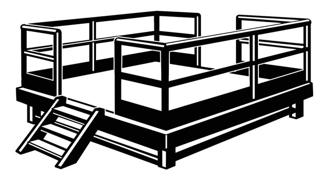 Black metal dog kennel cage.