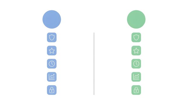 Comparison Chart Infographic Template Versus Data Business