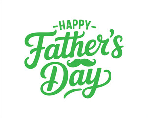 Fototapeta premium Happy Father's Day Calligraphy Lettering. Father’s Day Typography. Handwritten 