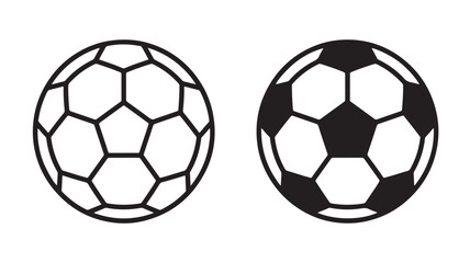 Naklejka premium Soccer Football Balls For Sports Equipment Concepts