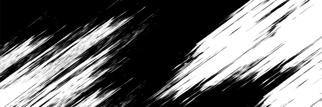 Vector striped pattern, grunge stripe seamless background, black and white brush strokes. grungy stripes. EPS 10