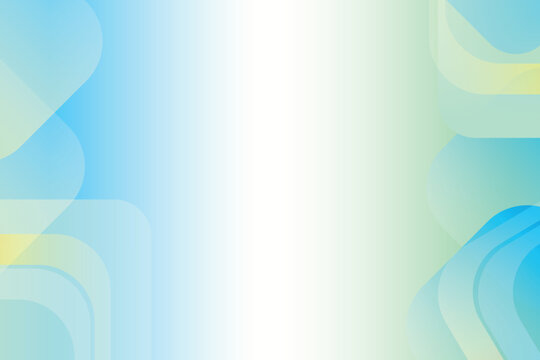 Abstract Background with Blue and Green Gradient Shapes or soft backdrop for presentation