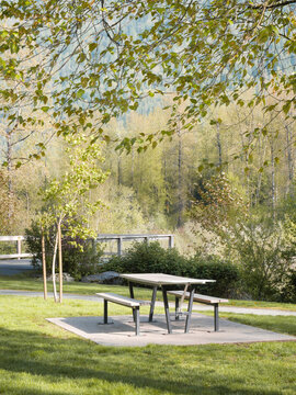 Cheam Lake Wetlands Regional Park during a spring season in Rosedale, Fraser Valley, British Columbia, Canada