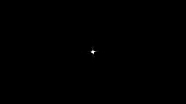 4k motion explosion video,Glowing stars sparkle, star twinkling,flat vector doodle style motion graphics designed for black screen,blinking light effect.