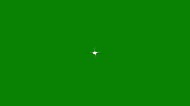 4k motion explosion video,Glowing stars sparkle, star twinkling,flat vector doodle style motion graphics designed for green screen,blinking light effect.