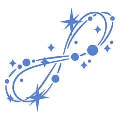 Galaxy blue design © Vexels