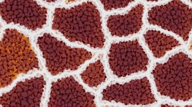 Giraffe skin pattern close up texture