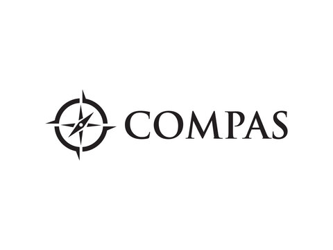 compas simple logo design 