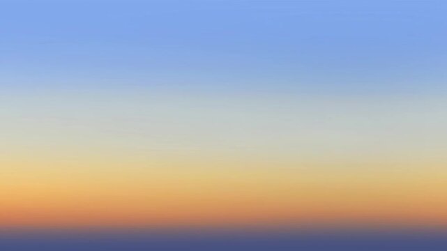 Seamless loop clear orange sunset sky rotating sideways