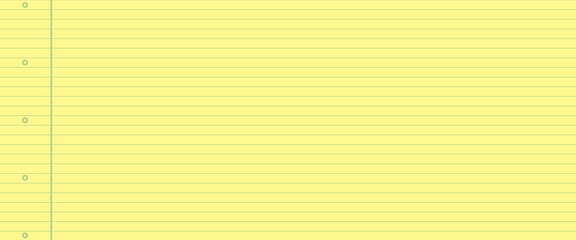 Yellow lined legal pad paper background with holes. vektor eps 10 © ALIJABAH