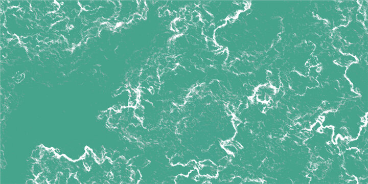 Abstract teal pattern with organic swirls and textured effect that evokes sense of flowing currents.