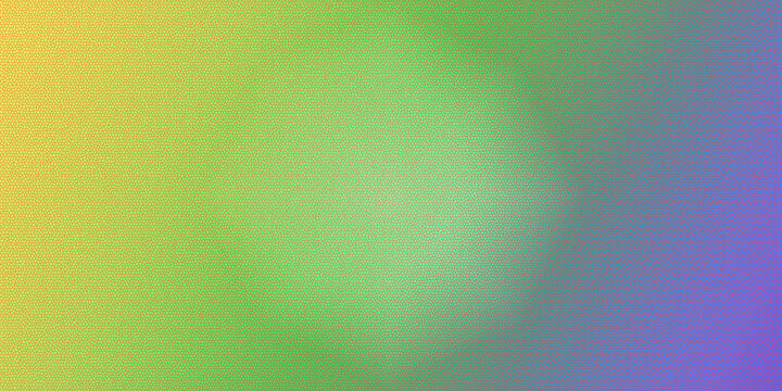 Abstract pixelated green and purple gradient background with mosaic texture effect.