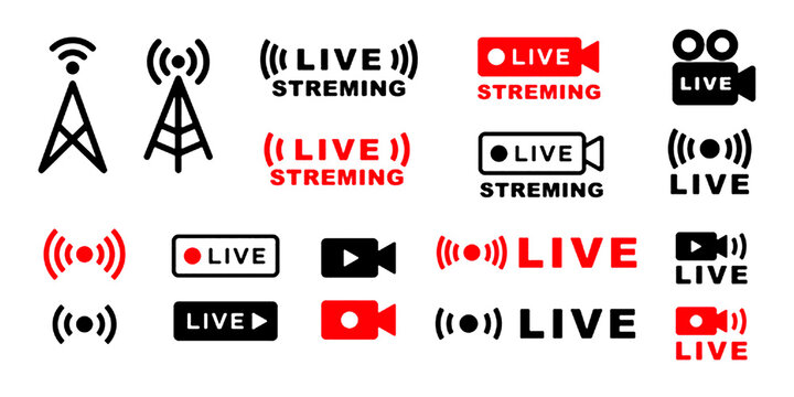 Live streaming icon