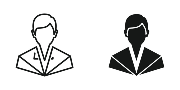 Two silhouette business professionals with open folders