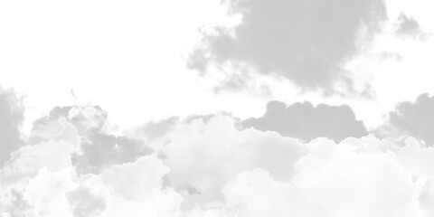Fototapeta premium Dense white clouds obscuring transparent checkered background for atmosphere.