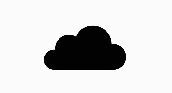 Cloud Icon Symbol Weather Forecast.