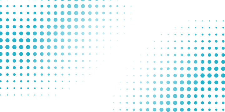 Transparent Vector Gradient Blue Color Halftone Background Staggered Dots Pattern modern dotted arts abstract