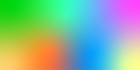 Vibrant and softly blurred abstract wallpaper background. Pride month social media banner with LGBTQ Flag Colors. Abstract gradient rainbow color or light colorful background,. Colorful background.  © NoOne