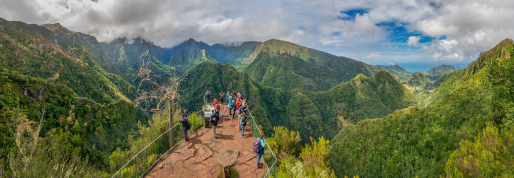 Aussichtspunkt Balc&otilde;es; Ribeiro Frio; Santana; Madeira; Portugal