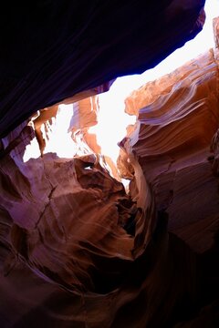Colors and textures of Antelope Canyon