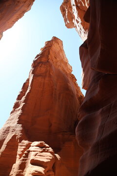 Beautiful red rock in Antelope Canyon