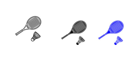 Fototapeta premium badmentin racket